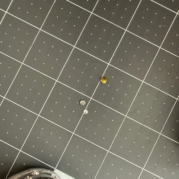 Fabulicious Size 7 Silver Rhinestone Platform Heels Bodybuilding Dance Peep Toe - Picture 6 of 10